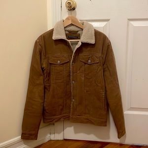 Brandy Melville Faux Fur Corduroy Jacket (oversized fit)